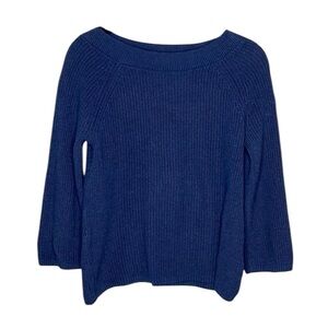 Reitmans The Short Cut Cotton Knit boatneck sweater